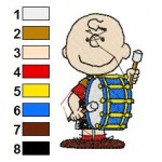 Snoopy Charlie Brown 13 Embroidery Design